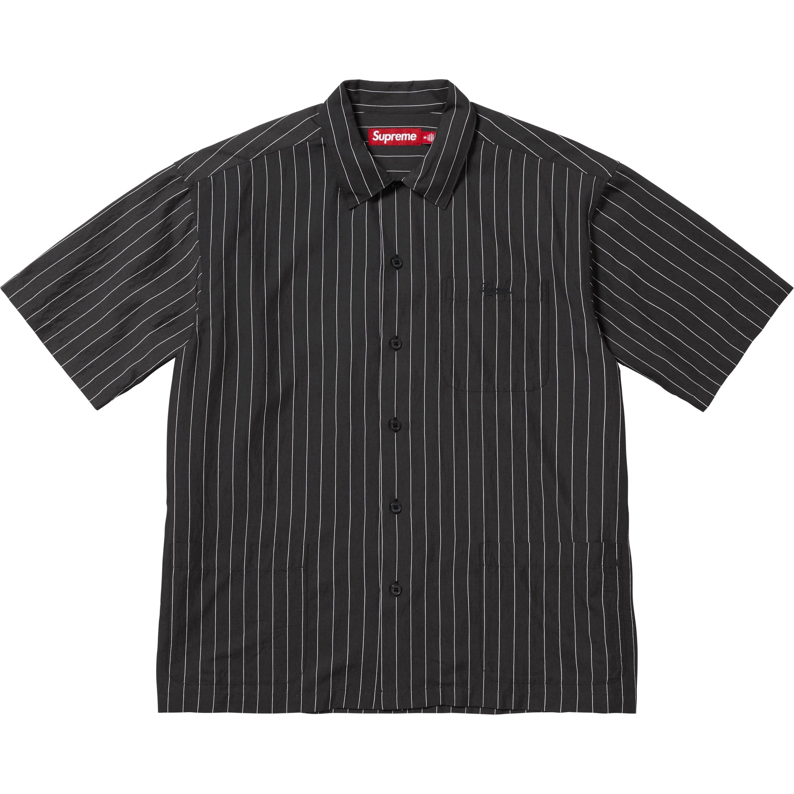 Stripe S/S Pajama Shirt view 7